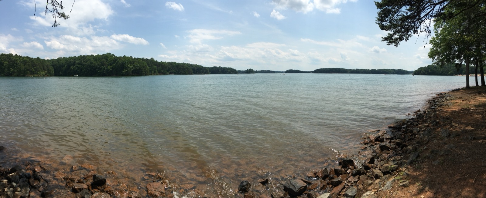 View from the eastern edge of Smith Mountain Lake, Virginia