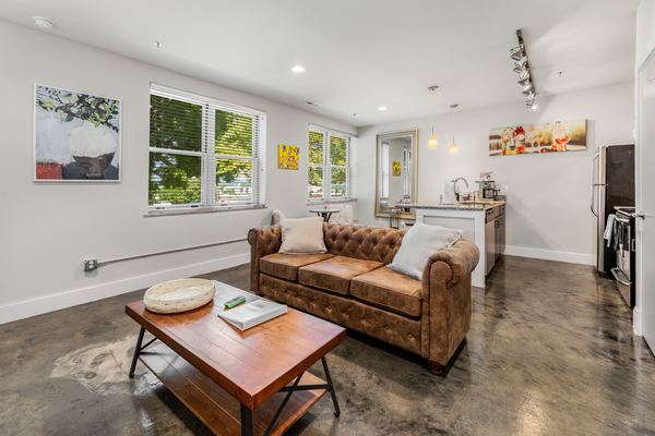 Premium living room with Chesterfield couch