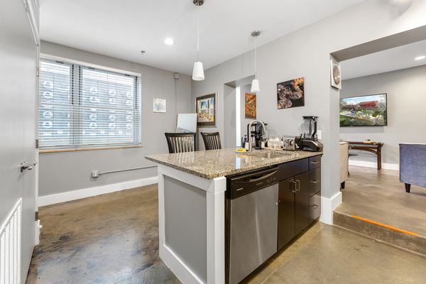 Premium kitchen with bar seating